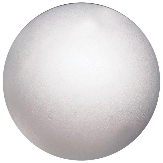 Ukras od stiropora  6 cm kuglica pk5 Knorr Prandell 21-6760066 bijeli