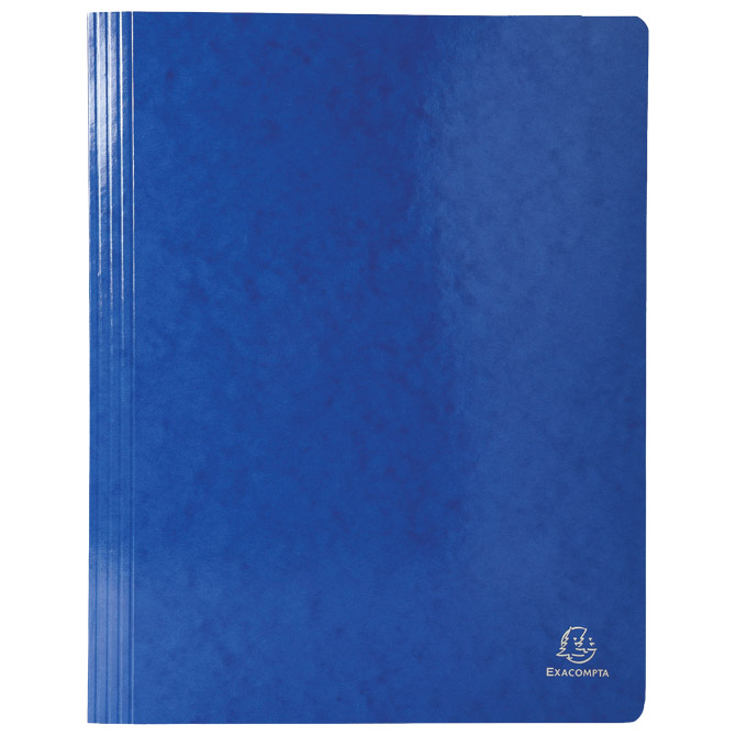 Fascikl mehanika euro prešpan karton A4 355g Exacompta 380807B tamnoplavi