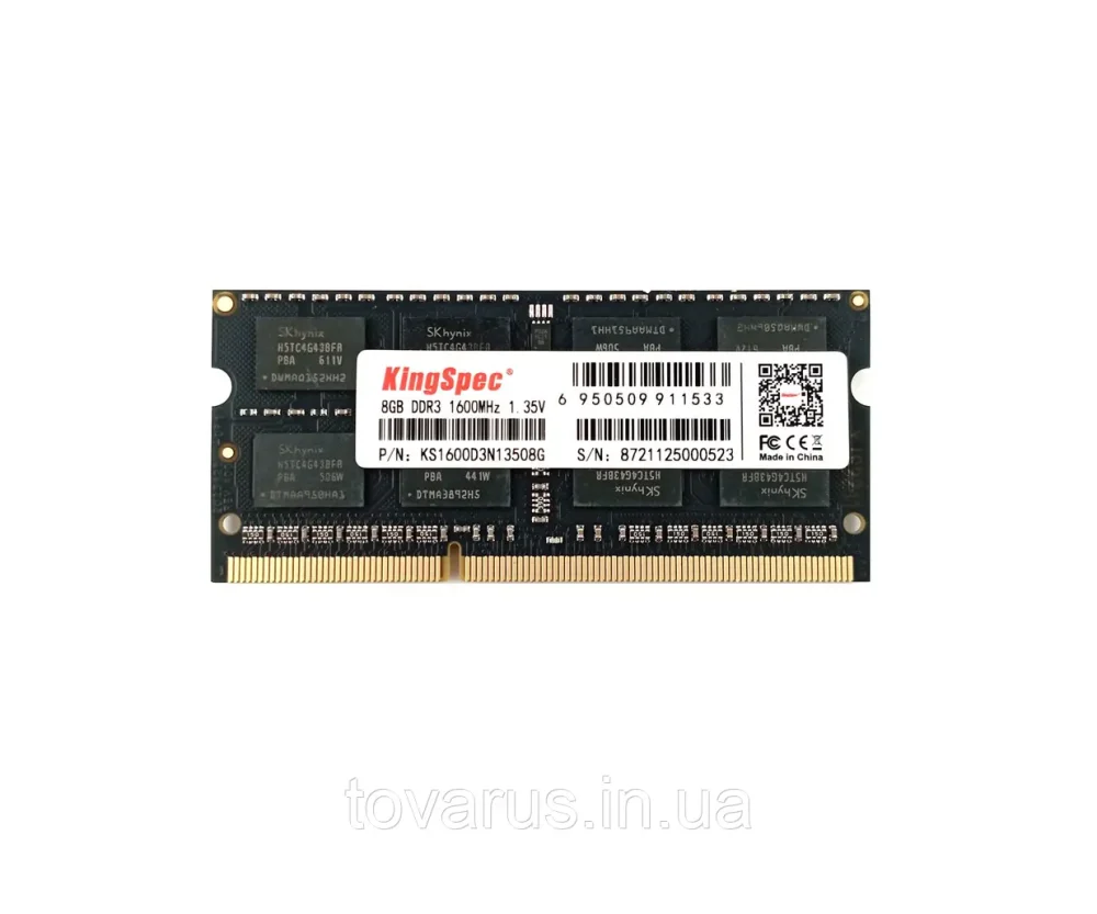 Kingspec SO-DIMM 8GB DDR3L 1600MHz