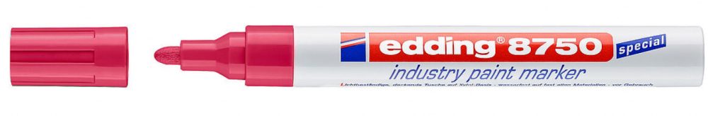 Marker industrijski lakirajući 2-4 mm Edding 8750 crveni