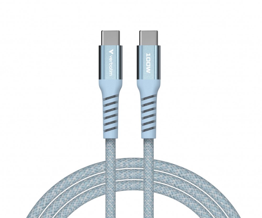 Alternative view of Verbatim Sync & Charge Magnetic kabel USB-C na USB-C, M/M, 100W PD3.0/QC3.0, plavi, 1.2m
