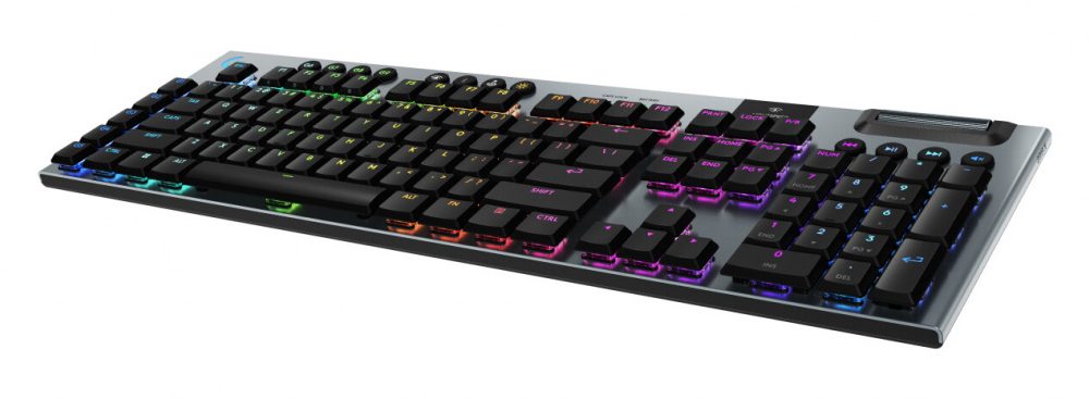 Alternative view of LOGITECH G915 X LIGHTSPEED Wireless Gaming Keyboard - BLACK - US INT'L - 2.4GHZ/BT  - EMEA28i-935 - CLICKY
