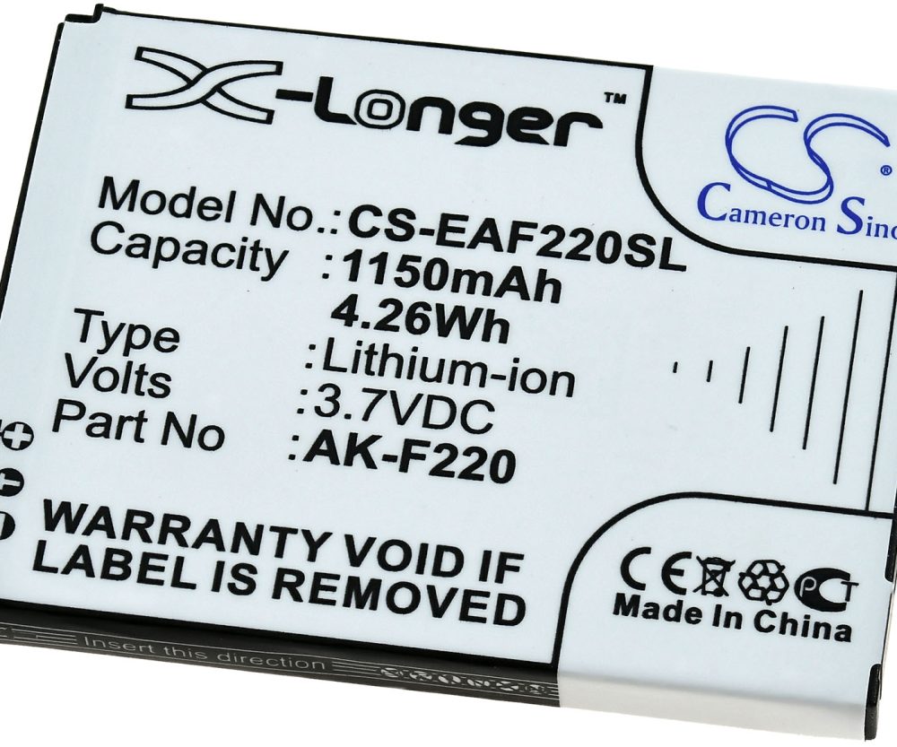 Alternative view of Baterija za ručniy Emporia FLIP basic, F220, Tiptel Ergophone 6060 / Typ AK-F220