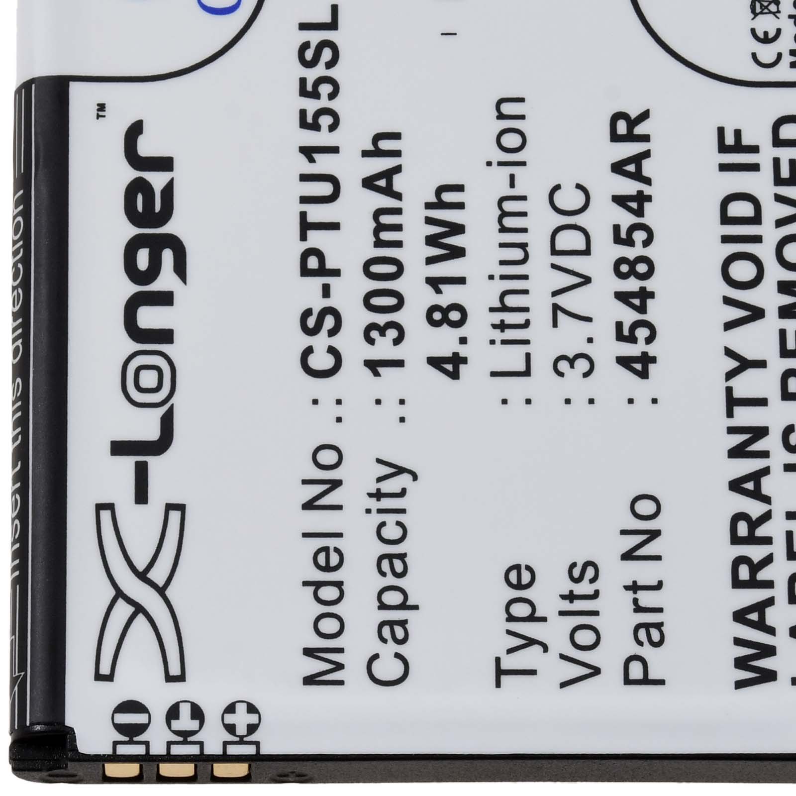 Baterija za ručniy Panasonic KX-TU150 / KX-TU155 / KX-TU160 / Typ 454854AR - Slika 3