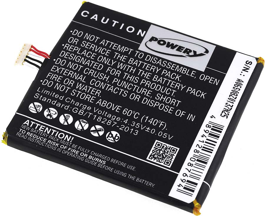 Alternative view of Baterija za Alcatel OT-6012A / Typ TLP017A1