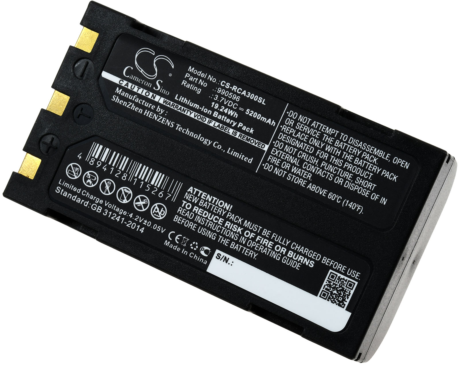 Baterija za Ridgid Inspektionskamera CA-100 / Typ 990596 - Slika 3