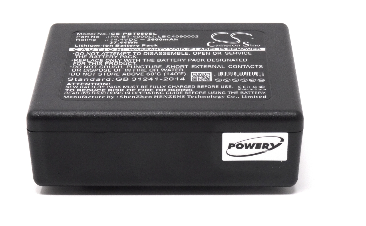 Baterija za printer Bcrvenaher P touch P 950 / PT-P950NW / Typ PA-BT-4000LI