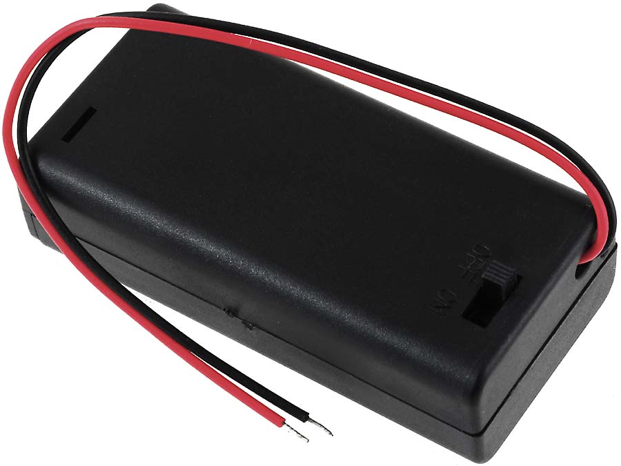 Alternative view of Baterijadržač za 2x Mignon/AAbaterije sa priključni kabel