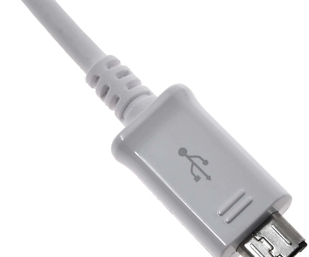 Alternative view of Samsung ECB-DU4AWE USB-A auf Micro-USB Datenkabel kabel za punjenje 1m bijela