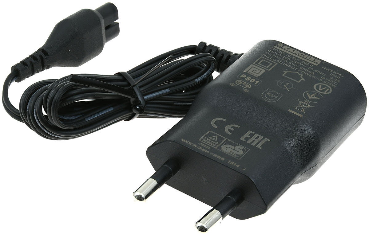 Original AC adapter za Fensterreiniger Kärcher WV 1 / WV 2 / WV 5 / WV 50 / Typ 2.633-107.0