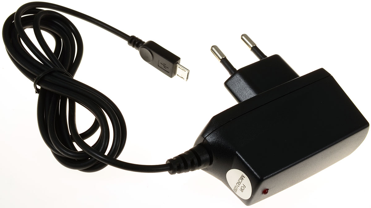Powery Punjač/AC adapter sa Micro-USB 1A - Slika 2