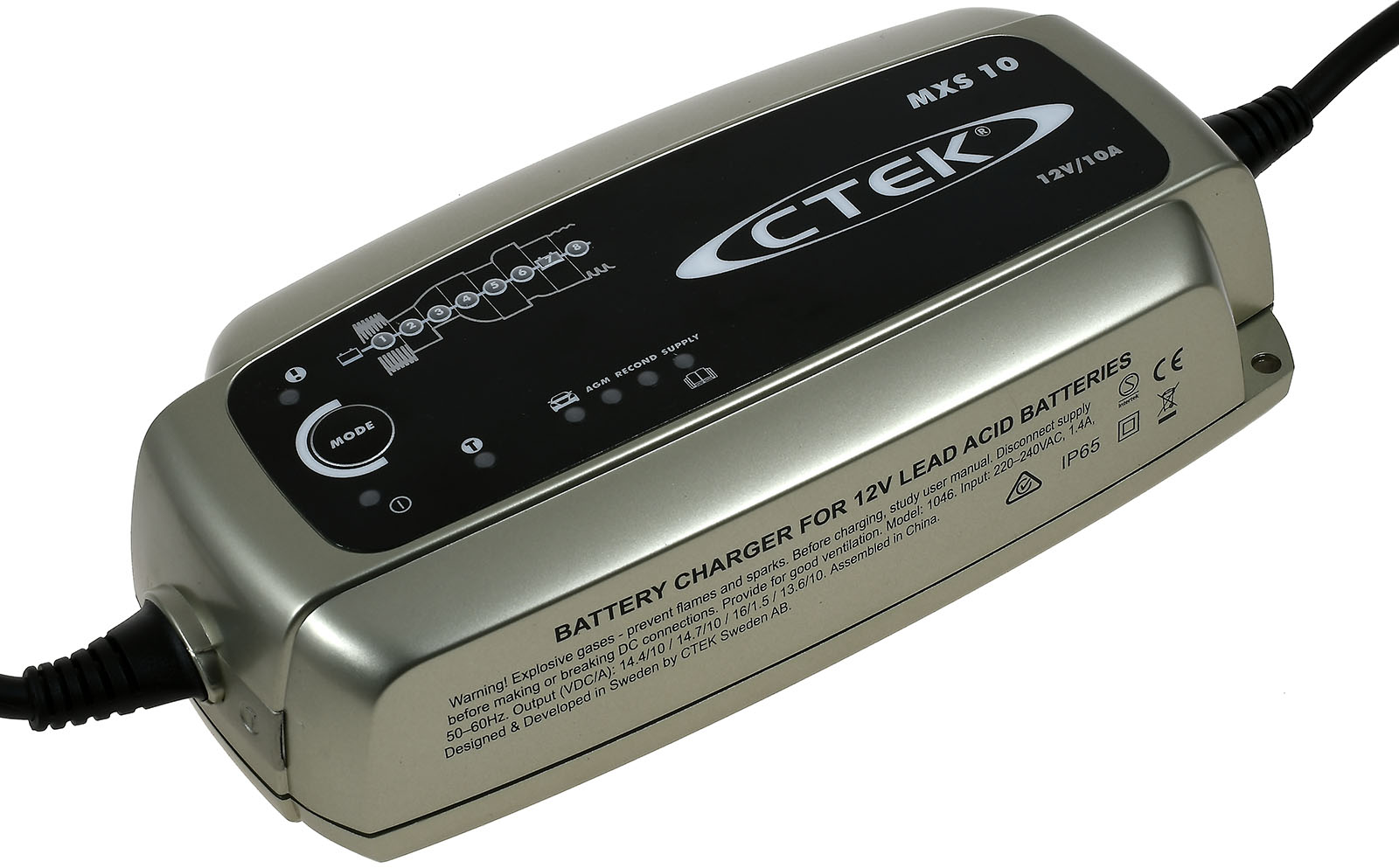 CTEK MXS 10 Baterija-Punjač, vollautomatisch u.a. za Auto, Caravan, Boot 12V 10A EU - Slika 3