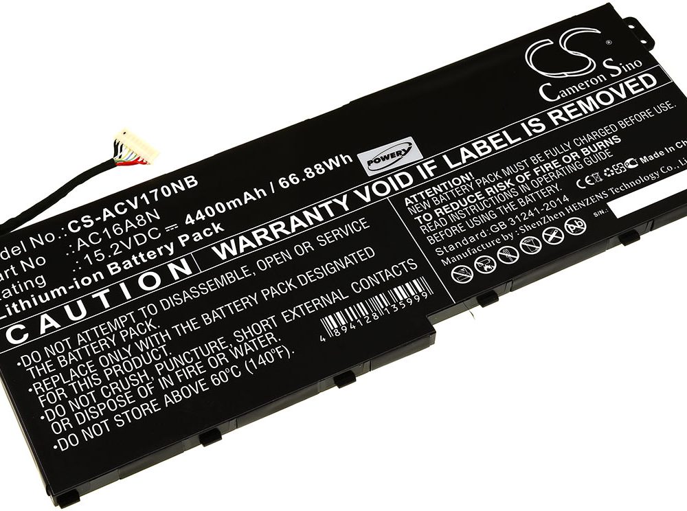 Baterija za laptop Acer Aspire V17 Nitro / VN7-793G / Typ KT.0040G.009/ Typ AC16A8N
