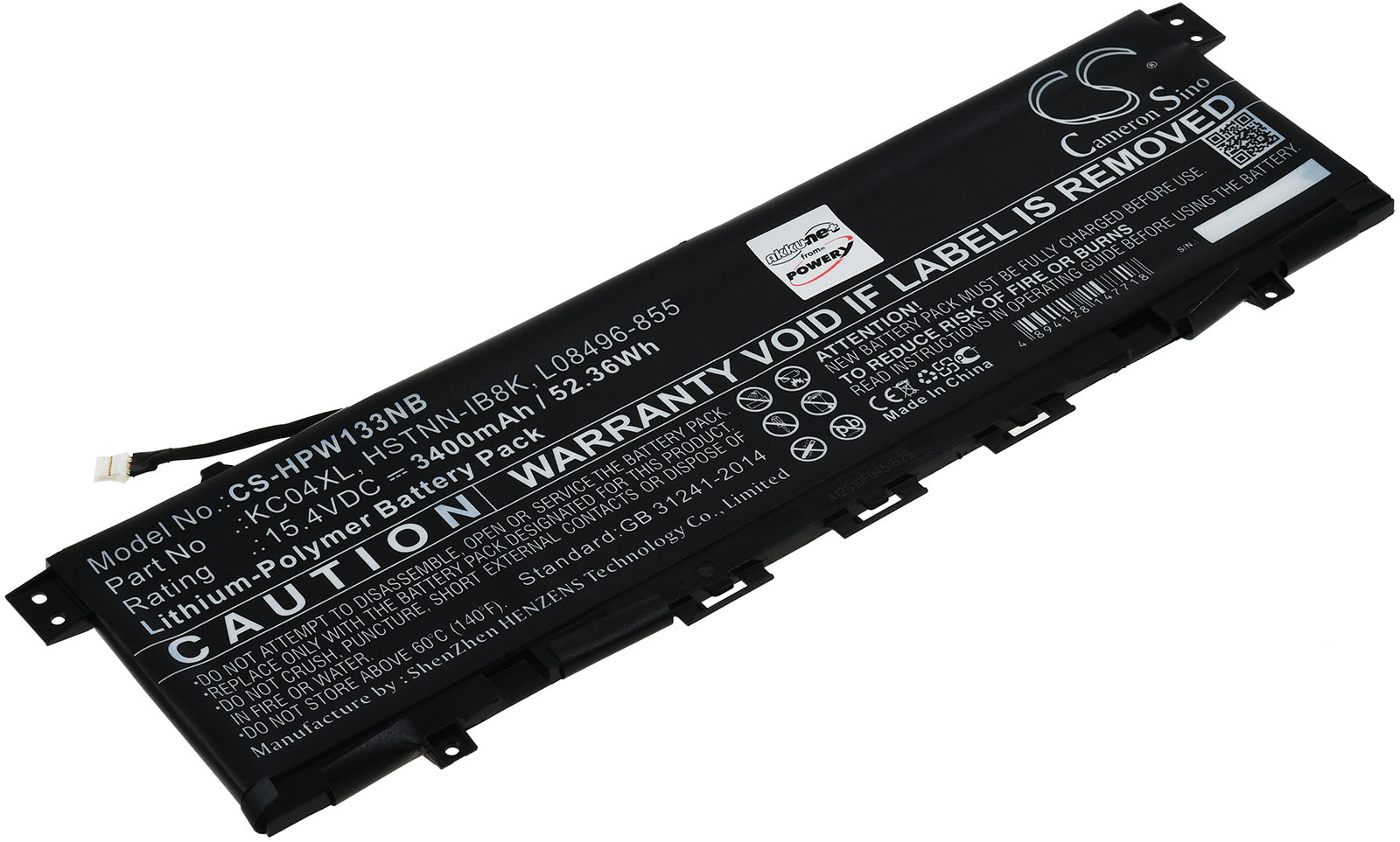 Baterija za laptop HP Envy X360 13-ag0003ng / X360 13-ag0004ng / Typ KC04XL