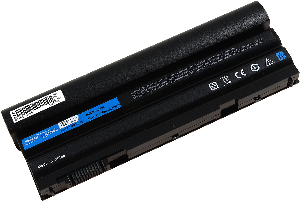 PowerBaterija za laptop Dell Latitude E6420 / Typ T54FJ