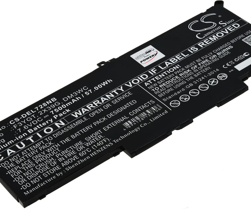 Baterija za laptop Dell Latitude 12 7290 / Latitude 13 7390 / Latitude 14 7480 / Typ F3YGT