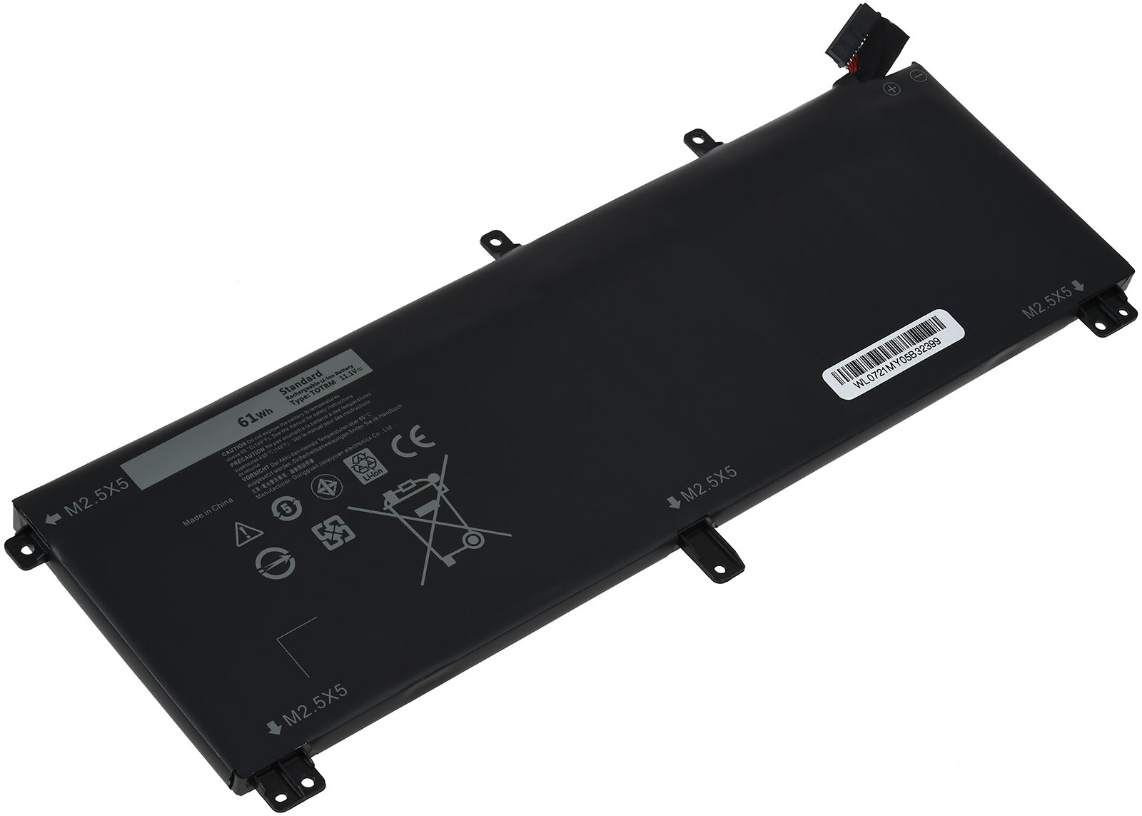 Baterija za laptop Dell Precision M3800 / XPS 15 9535 / 9530 / 3930 / Typ 245RR / 7D1WJ / 0H76MY