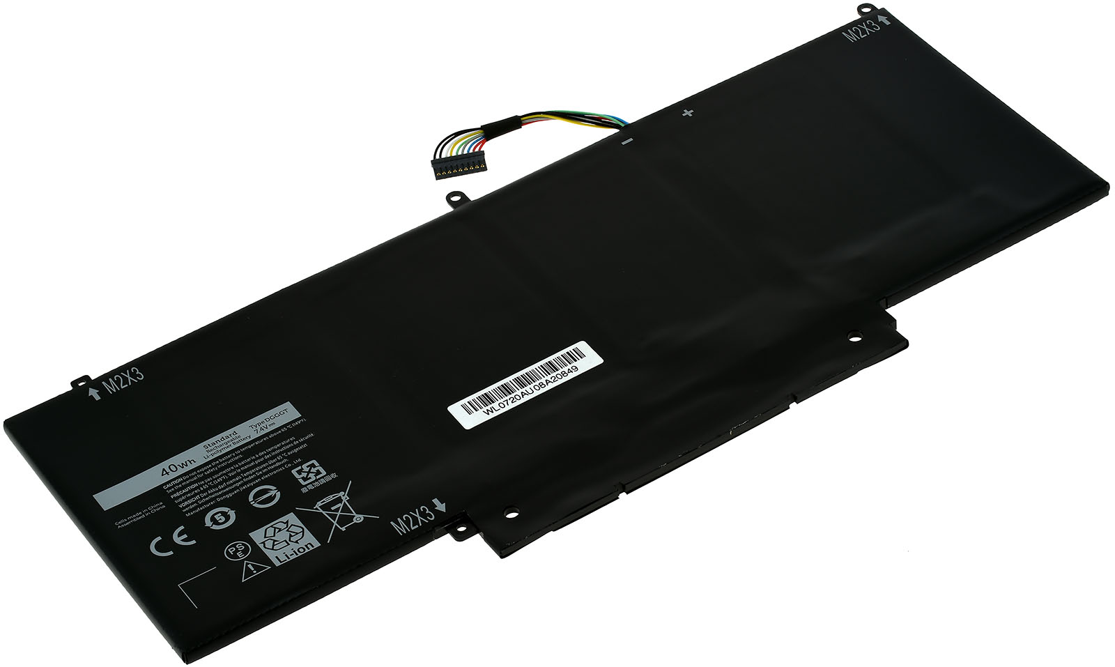 Baterija za laptop Dell XPS 11 9P33 / XPS 11 P16T / Typ DGGGT
