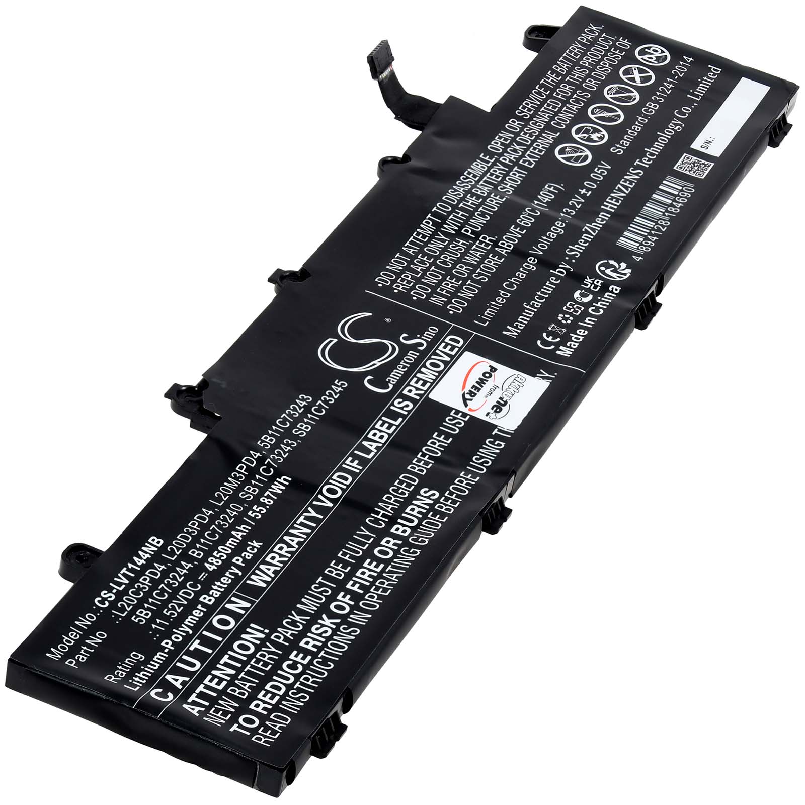 Baterija za laptop Lenovo ThinkPad E14 Gen.3 / E14 Gen.4 / Typ L20C3PD4