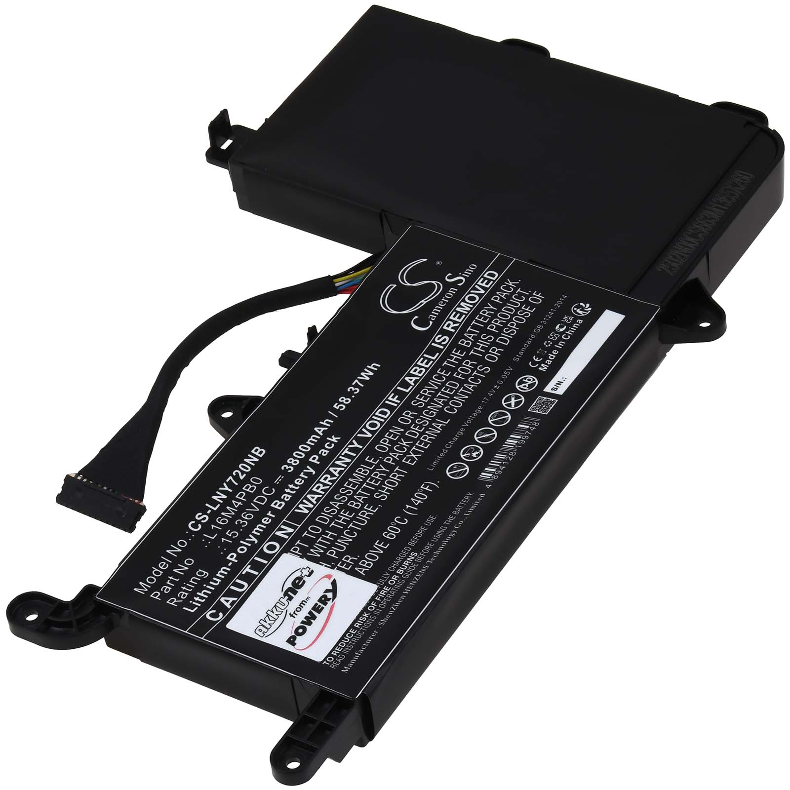 Baterija za laptop Lenovo Legion Y720-15IKB / Typ L16M4PB0