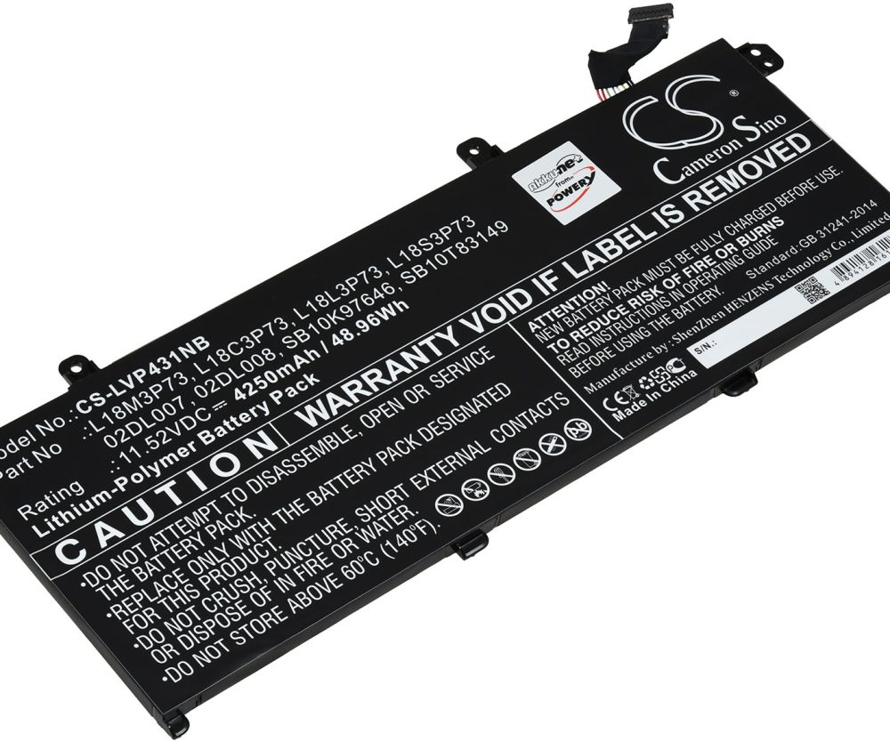 Baterija za laptop Lenovo ThinkPad T490/ Typ L18M3P73/ Typ SB10T83149