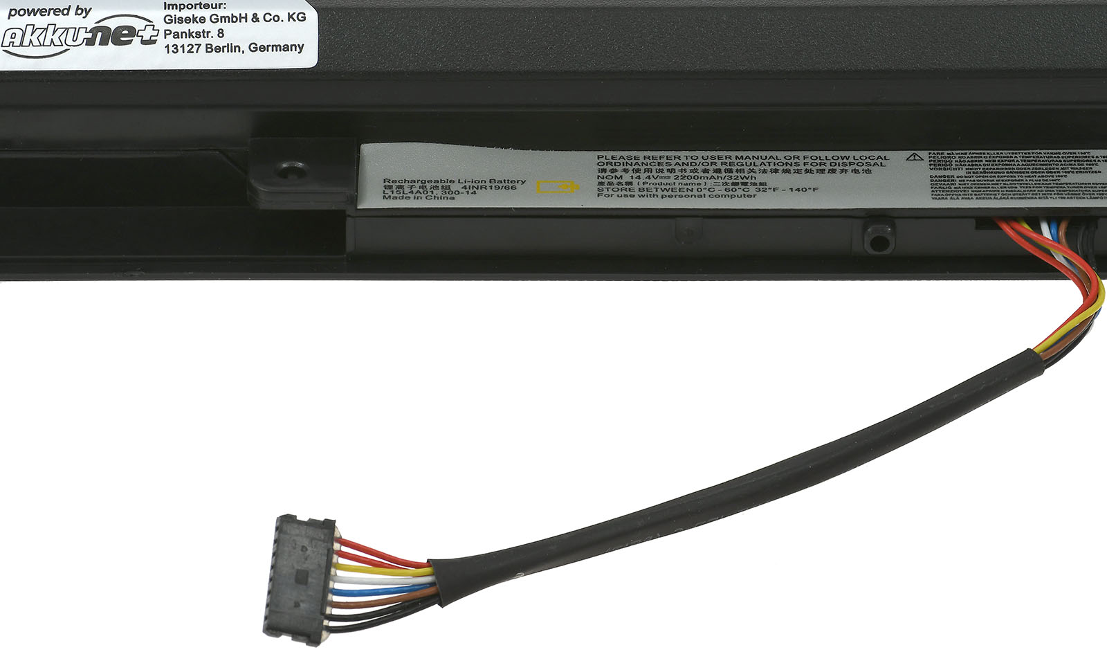 Baterija za laptop Lenovo IdeaPad 100 80QQ / TianYi100-14 / Typ L15L4A01 - Slika 3