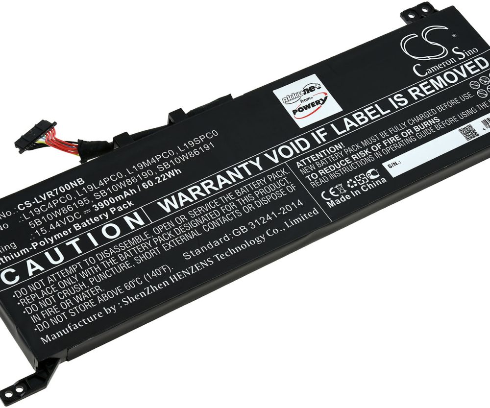 Baterija za laptop Lenovo Legion 5 15IMH05H / Legion R7000 2020 / Typ L19C4PC0