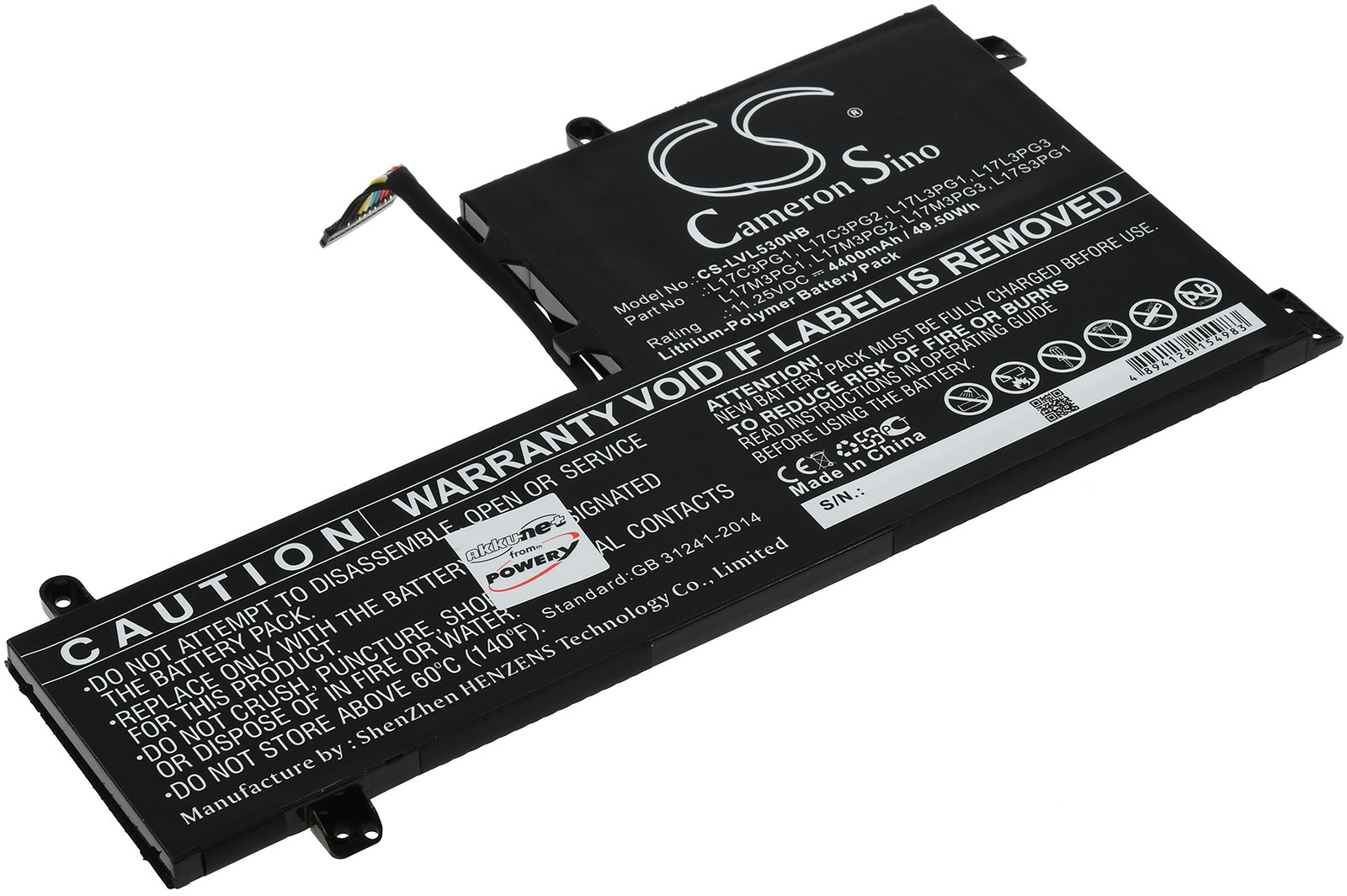 Baterija za laptop Lenovo Legion Y530 / Y730 / Typ L17C3PG1