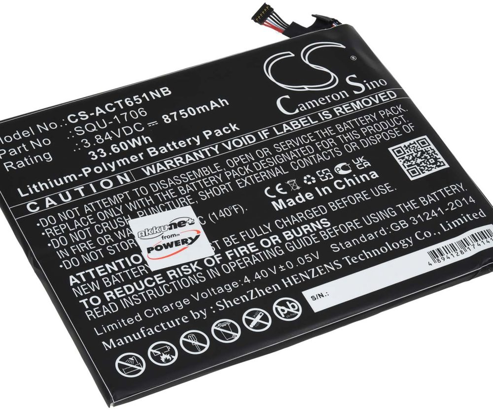 Baterija za Tablet Asus Chromebook Tab 10 / D651N / Typ SQU-1706