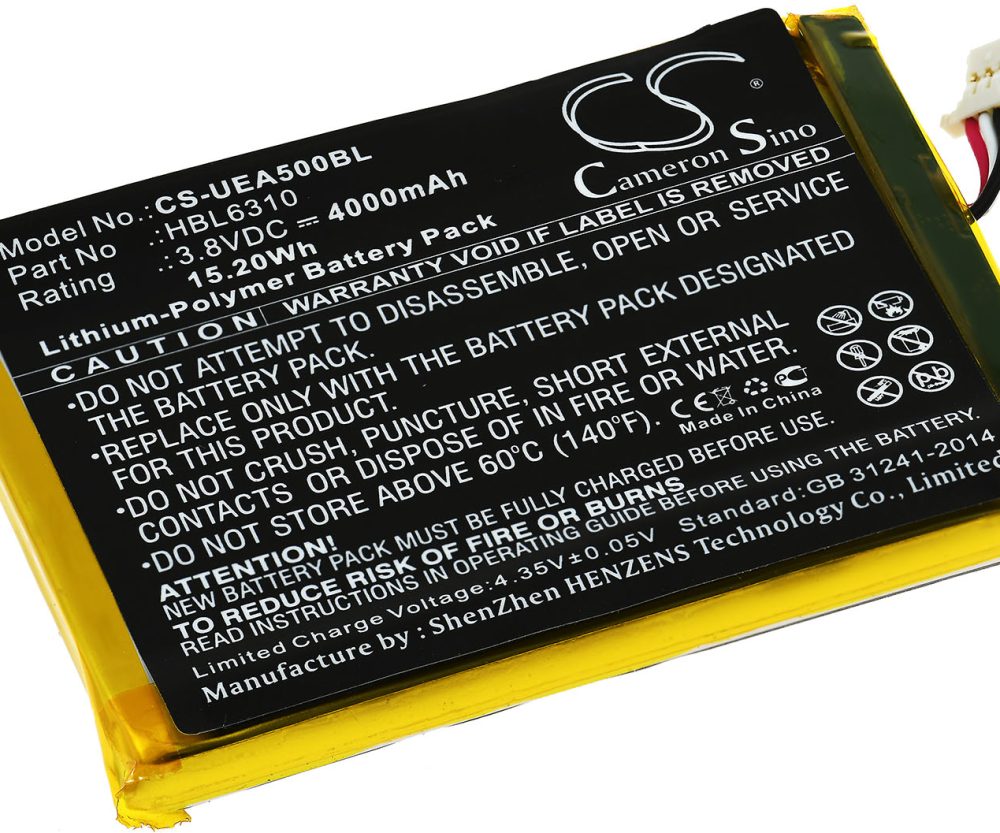 Baterija za Mobil Computer Unitech EA 500 / EA 506 / Urovo i6310b / Typ HBL6310