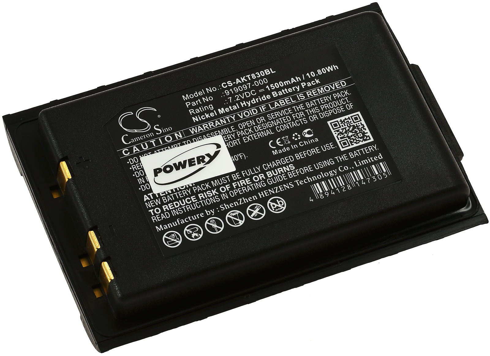 Baterija za kontrola dizalice Akerströms Jupiter 100J / Jupiter 150J / Typ 919097-000