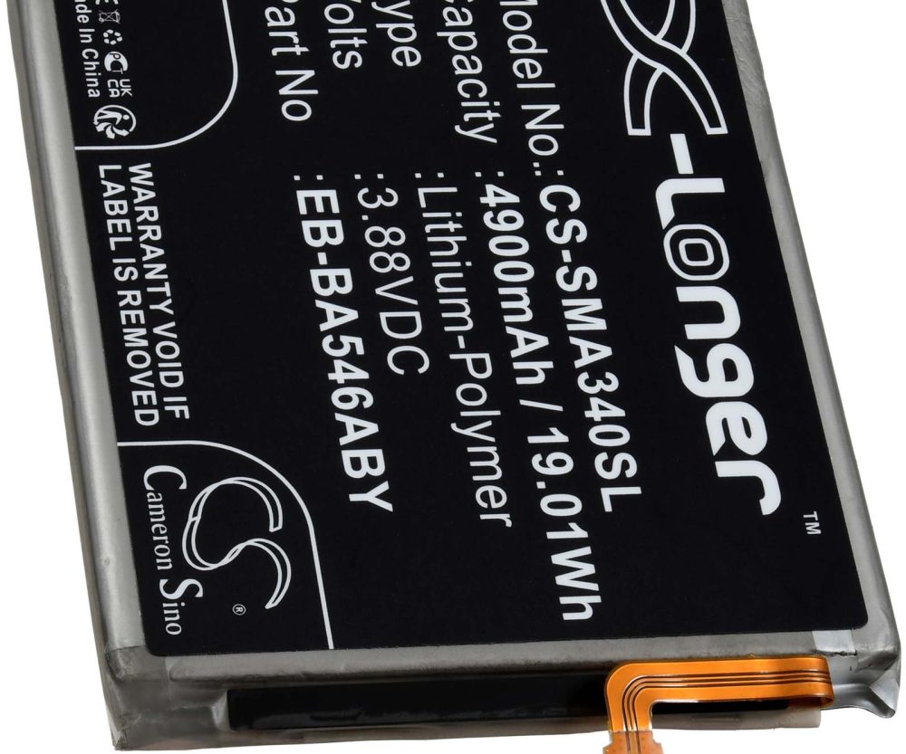 Alternative view of Baterija za ručniy, Smartphone Samsung Galaxy A34 5G 2023 / A54 5G 2023 / Typ EB-BA546ABY