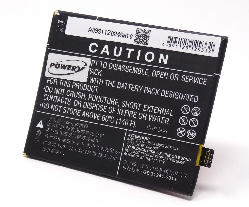 Alternative view of Baterija za Smartphone OnePlus 5 / A5000 / Typ BLP637