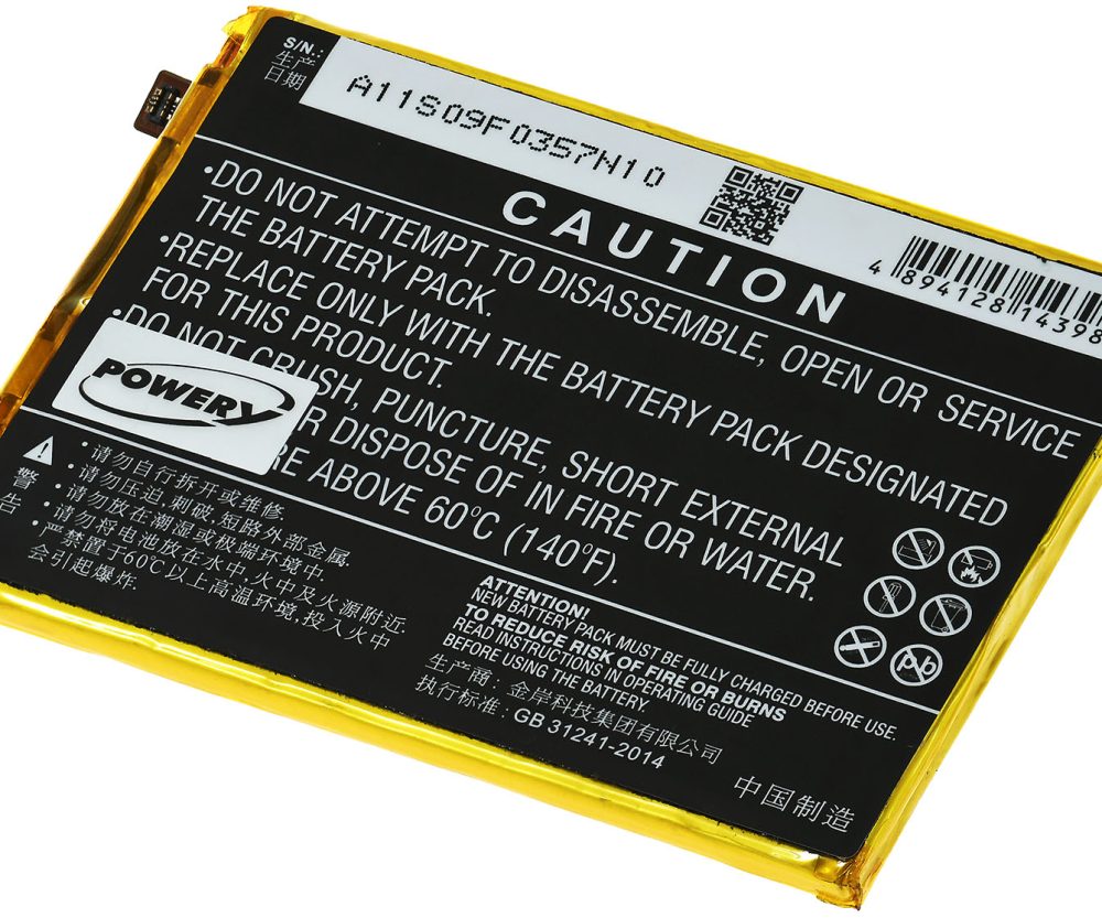 Alternative view of Baterija za Smartphone ZTE Blade A6 / A6 Lite / Typ Li3849T44P8H906450