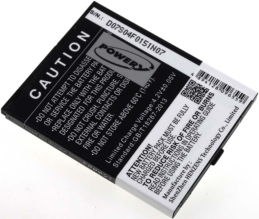 Alternative view of Baterija za Phicomm FWS610 / Typ BP-F01