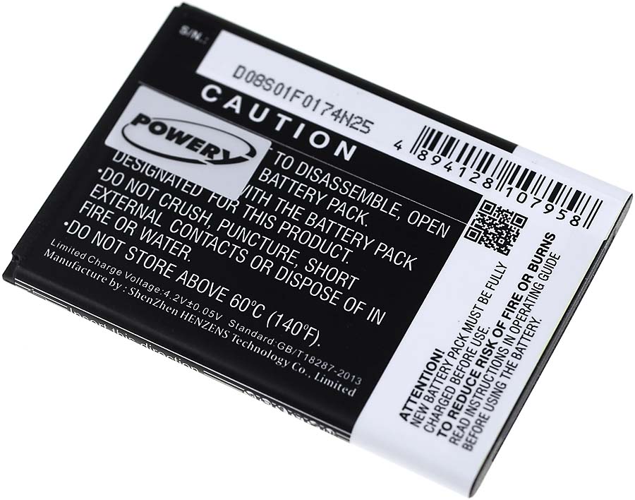 Alternative view of Baterija za Wiko Jimmy / Typ S4300AE