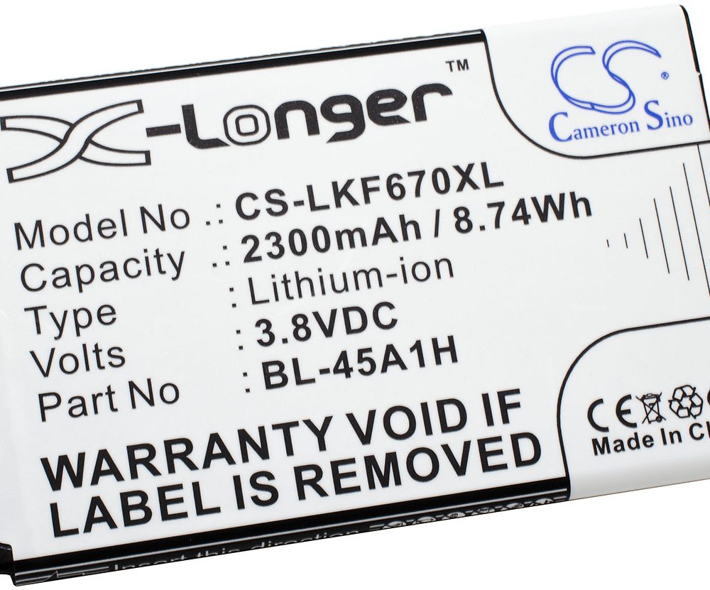 Alternative view of Baterija za Smartphone LG K10 / F670 / Typ BL-45A1H