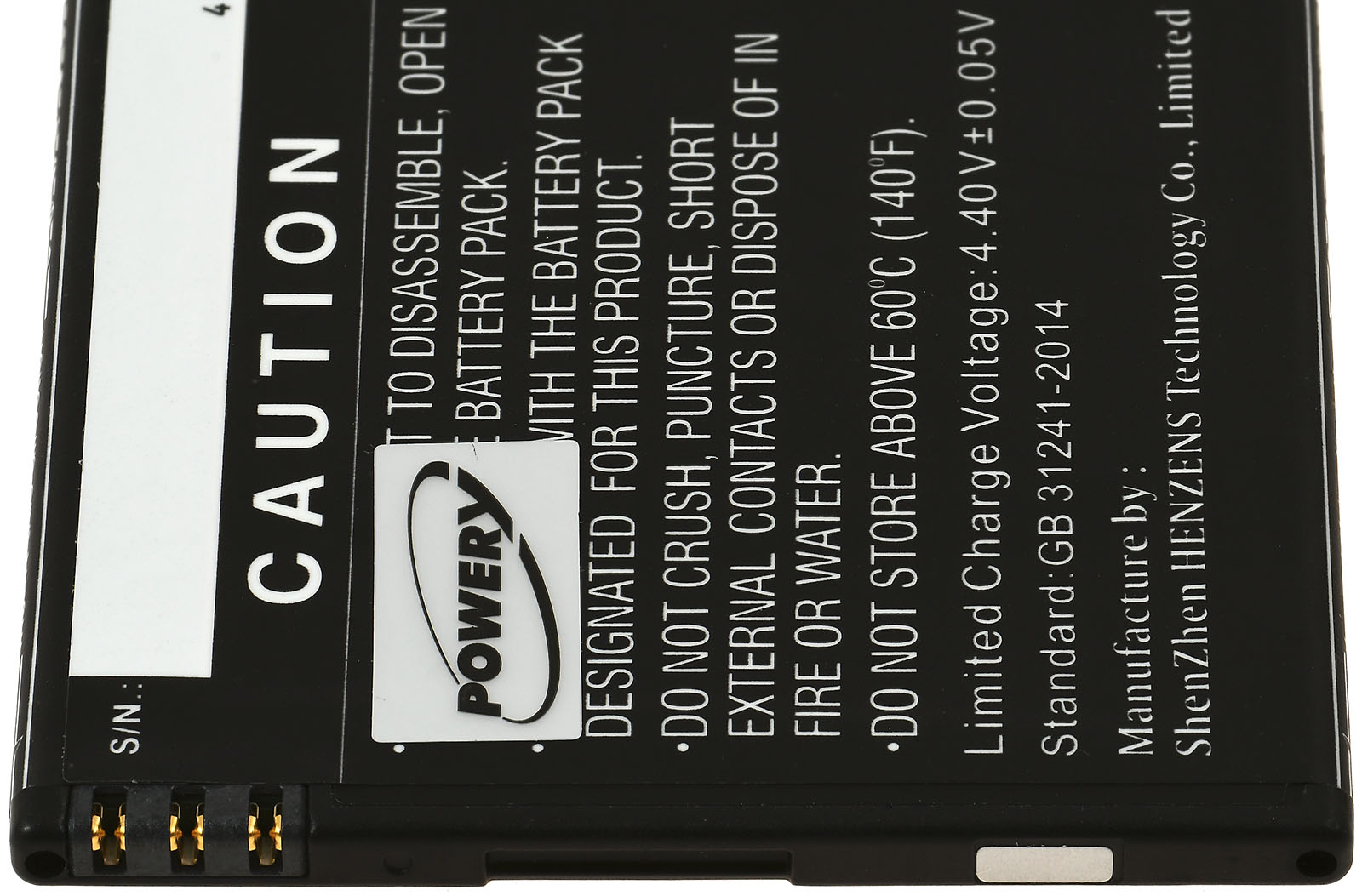 PowerBaterija za ručniy, Smartphone Microsoft Lumia 950 XL / Nokia Lumia 950 XL / Typ BV-T4D - Slika 3