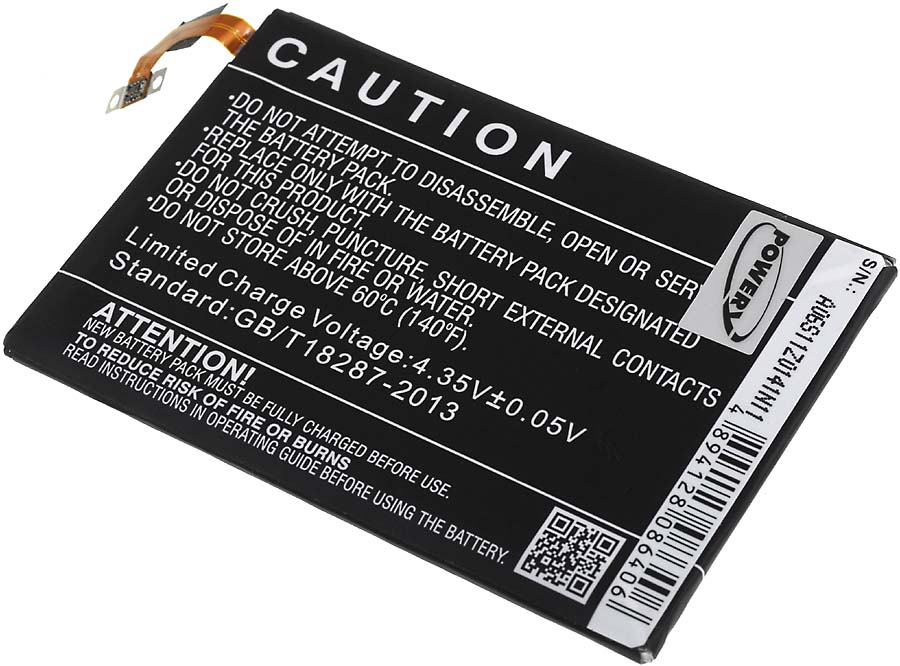 Alternative view of Baterija za HTC M8 / Typ BOP6B100