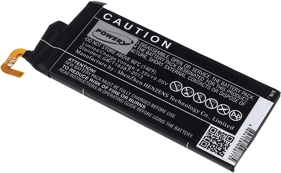 Alternative view of Baterija za Samsung Galaxy S6 Edge / SM-G925 / Typ EB-BG925ABE
