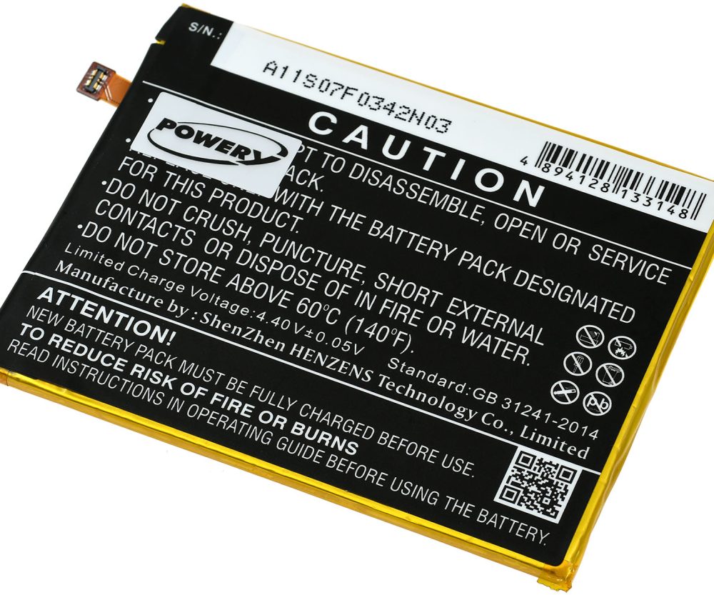 Alternative view of Baterija za Smartphone ZTE Blade X / Z965 / Vodafone Smart V8 / Typ Li3930T44P6h816437