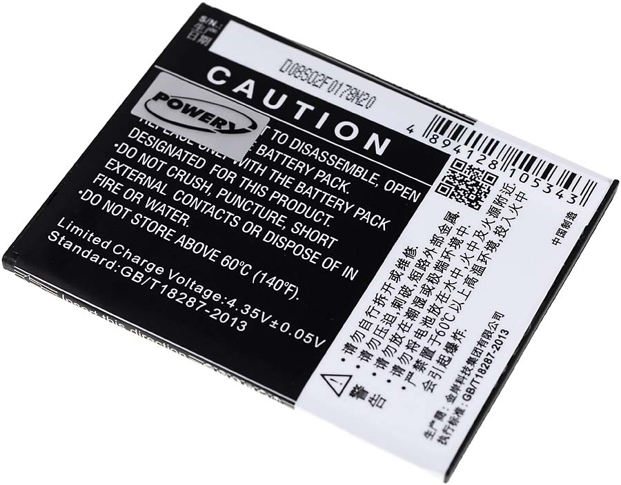 Alternative view of Baterija za Zopo ZP980 / Typ BT78H