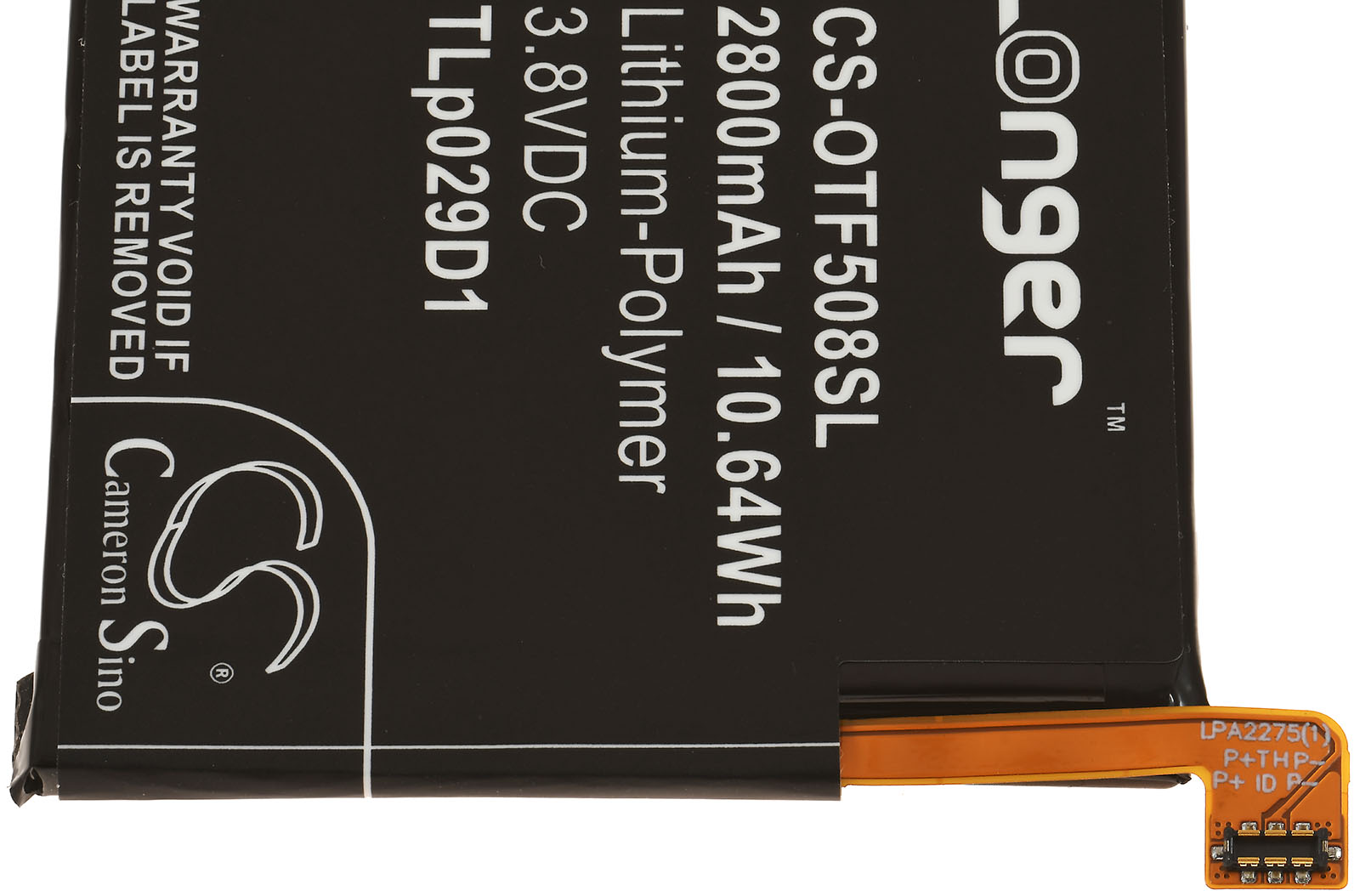 Baterija za ručniy, Smartphone Alcatel One Touch 3 Dual SIM, OT-5086D, Typ TLp029D1 - Slika 3