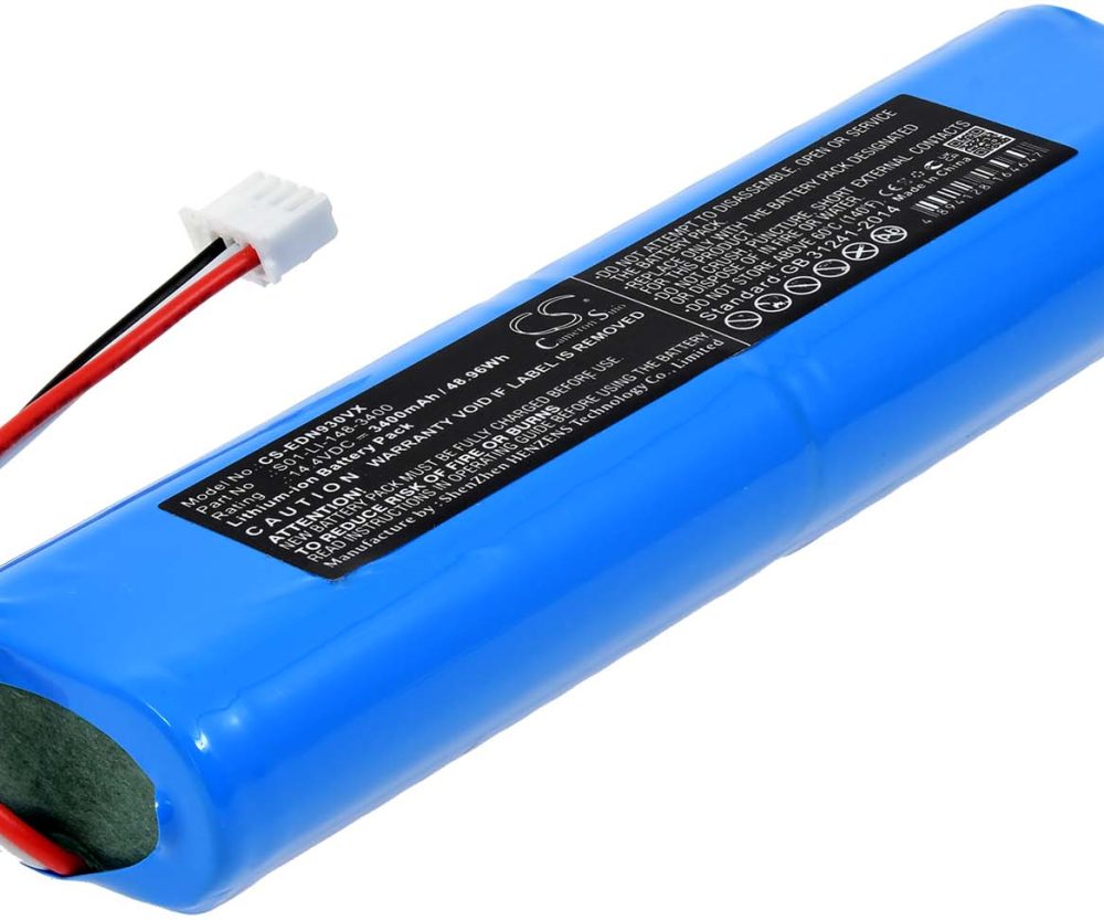 PowerBaterija za robotski usisavač Ecovacs Deebot Ozmo 900, Ozmo 920, Typ S01-LI-148-2600