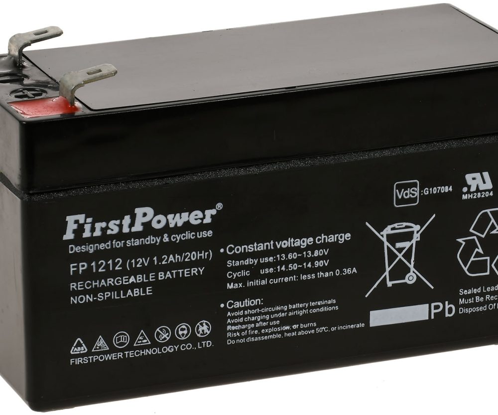 FirstPower olovo - gel Baterija FP1212 1,2Ah 12V VdS