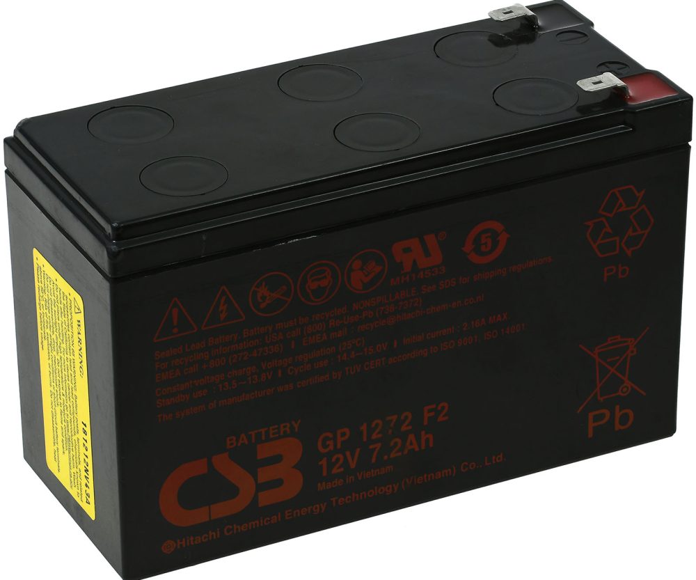 CSB Standby olovna baterija GP1272 F2 12V 7,2Ah