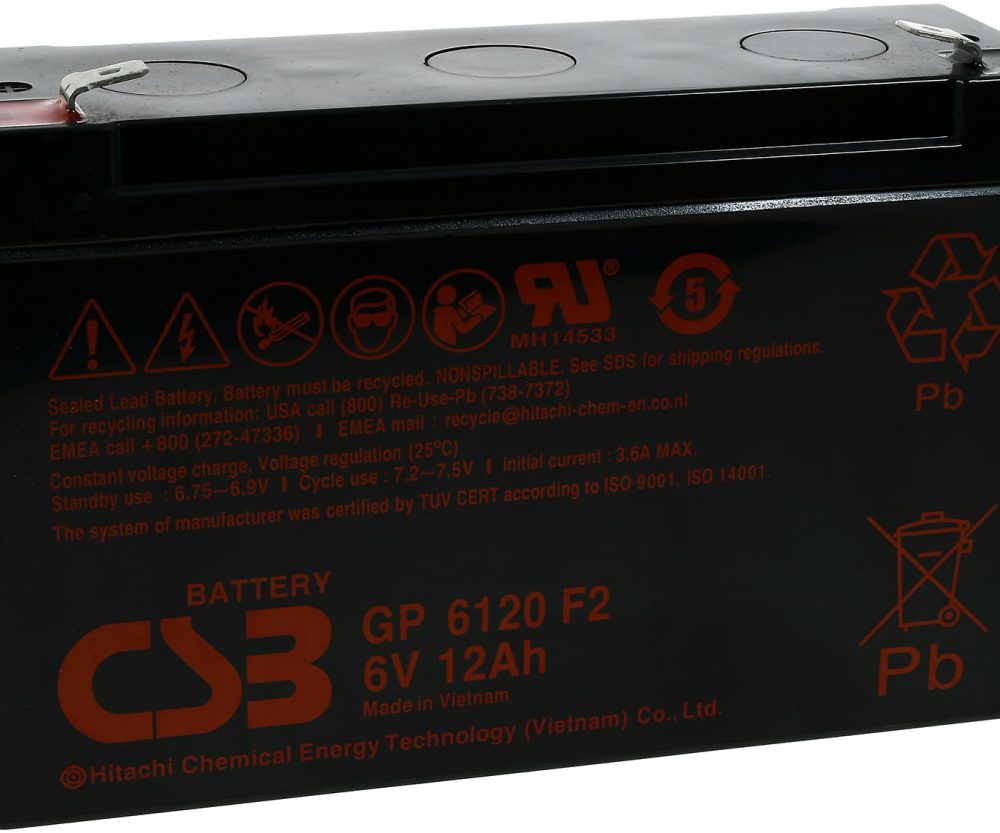 CSB Standby olovna Baterija GP6120 6V 12,0Ah