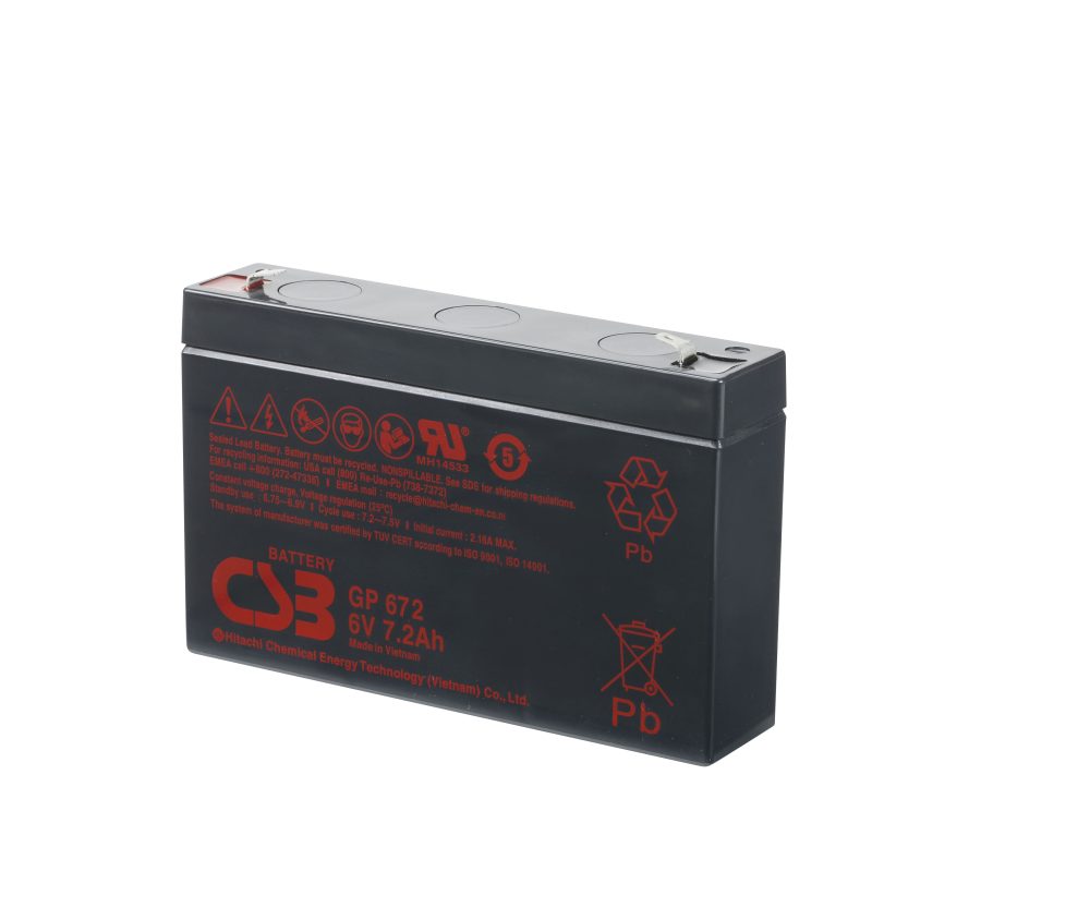 CSB Standby olovna Baterija GP672 6V 7,2Ah
