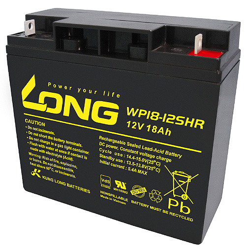 KungLong olovna baterija WP18-12SHR VdS