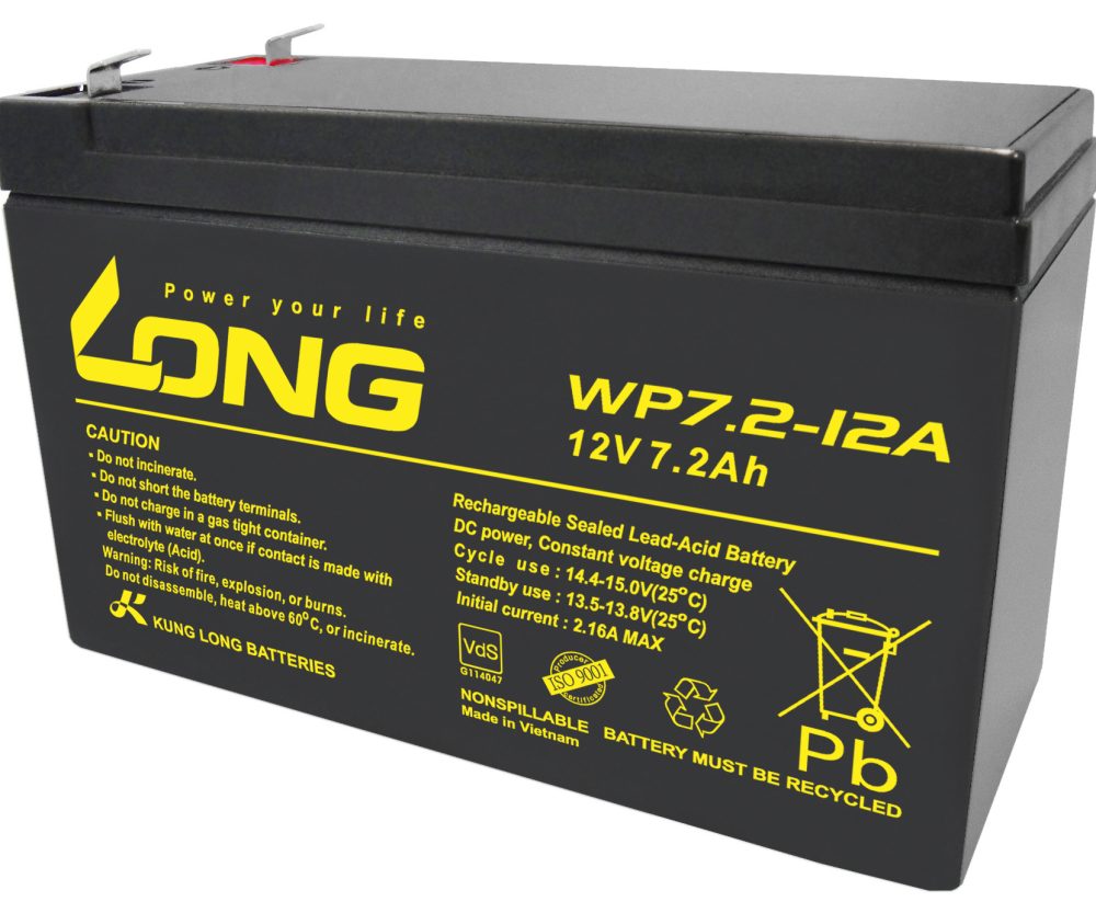 KungLong olovna Baterija WP7.2-12A F1 Vds